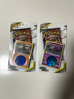 POKEMON SUN MOON COSMIC ECLIPSE BLISTER BOOSTER PACK NEW MISMAGIUS & TERRAKION - Image 1