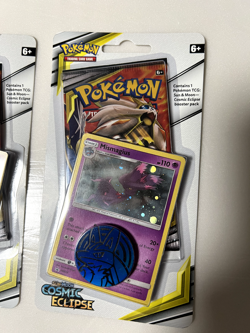 POKEMON SUN MOON COSMIC ECLIPSE BLISTER BOOSTER PACK NEW MISMAGIUS & TERRAKION - Image 3