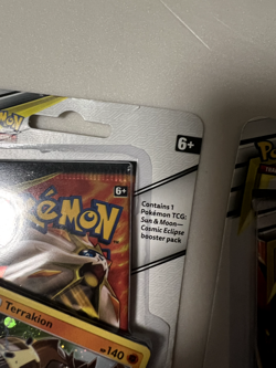 POKEMON SUN MOON COSMIC ECLIPSE BLISTER BOOSTER PACK NEW MISMAGIUS & TERRAKION - Image 4