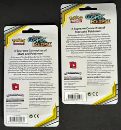 POKEMON SUN MOON COSMIC ECLIPSE BLISTER BOOSTER PACK NEW MISMAGIUS & TERRAKION - Image 2