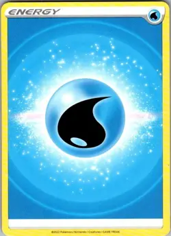 Pokemon Water Energy (2022 Unnumbered) Pokemon Swsh09: Brilliant Stars Regular - Image 1