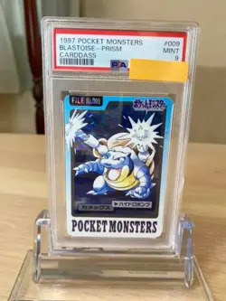 PSA8 PSA9 Charizard Blastoise BANDAI Pokemon Card Carddass Japanese 2 Set - Image 2