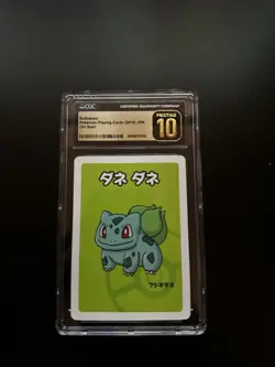 CGC PRISTINE 10 - BULBASAUR - OLD MAID - 2019 Pokemon Playing Cards JPN - Image 1