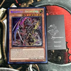 Yugioh! Regenesis Archfiend ALIN-EN016 (SCR) 1st Ed "Regenesis Support" - Image 1