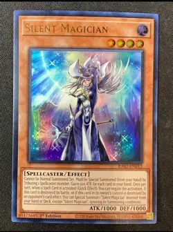 Yugioh RA02-EN012 Silent Magician 1st Edition Ultra Rare NM - Image 1