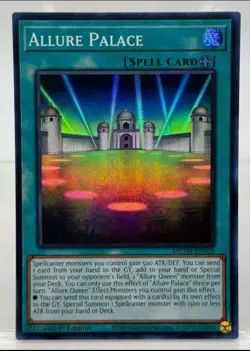 Yugioh Allure Palace MZTM-EN059 Super Rare 1st Ed NM/M - Image 1