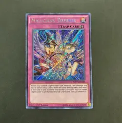 Yugioh Magicians’ Defense MVP1-ENS28 Secret Rare 1st Ed NM - Image 1