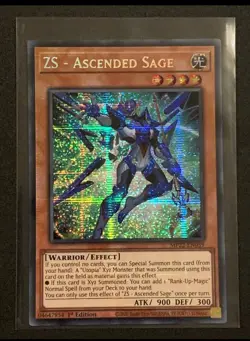 ZS Ascended Sage MP22-EN059 Yugioh Secret Rare 1st Edition - Image 1