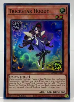 Yugioh Trickstar Hoody MZTM-EN025 Super Rare 1st Ed NM - Image 1