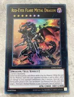 Yugioh - Red-Eyes Flare Metal Dragon - LDK2-ENJ41 - Ultra Rare Unlimited - Image 1