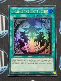 Yugioh Tales of the White Forest INFO-EN058 Ultra Rare 1st Ed NM TCG - Image 1