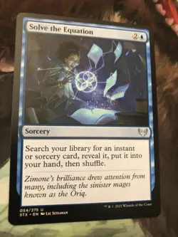 Solve the Equation NM Strixhaven: School of Mages [STX] MTG Uncommon Regular - Image 1