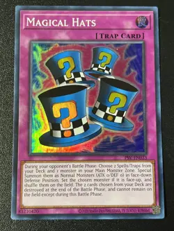 Yugioh Magical Hats PSV-EN033 25th Anniversary Near Mint (NM) TCG - Image 1