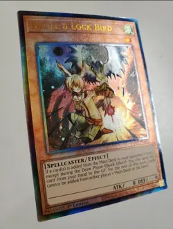 Yugioh! Droll & Lock Bird RA02-EN006 Ultimate Rare 1st Ed NM - Image 3
