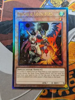 Yugioh! Droll & Lock Bird RA02-EN006 Ultimate Rare 1st Ed NM - Image 1