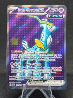 Iron Crown ex 191/162 Temporal Forces Pokemon Card NM Ultra Rare - Image 1