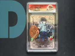 CCG 10 Uchiha Sasuke Naruto Kayou NRSS-SV-S09 Silver Card - Image 1