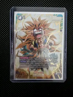 Gotenks FB04-033 1st Anniversary Promo Alternate Art Dragon Ball Card Fusion - Image 1