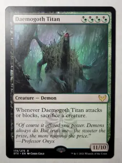 Daemogoth Titan STRIXHAVEN Regular School of Mages Rare STX 174 mtg NM/M - Image 1