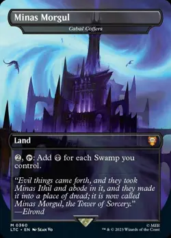 Mint/Near-Mint, English - 1 x MTG Minas Morgul - Cabal Coffers - Borderless Comm - Image 1