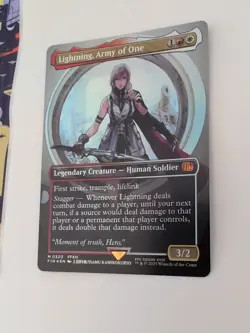 Lightning, Army Of One (Foil borderless) (320) M/NM Magic MTG Final Fantasy - Image 2