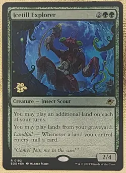 MTG Edge of Eternities ICETILL EXPLORER Prerelease Foil Promo, M/NM - Image 1