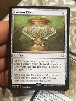 2x Cosmos Elixir 237/285 Kaldheim LP MTG - Image 2