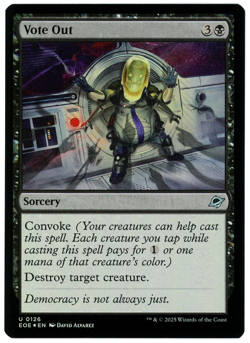 Vote Out (Foil) - 0126 - Edge of Eternities - MTG - NM Ships Now - Image 1