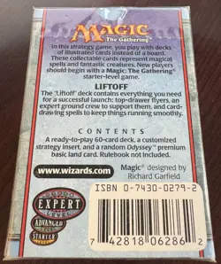 Magic The Gathering Theme Deck Odyssey LIFTOFF Deck MTG Factory Sealed!! - Image 2