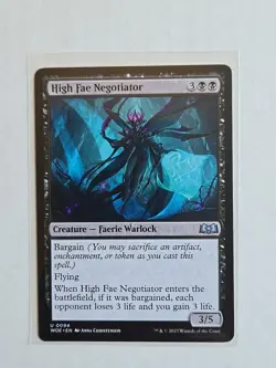 High Fae Negotiator - Wilds of Eldraine - LP - MTG Magic - Uncommon - Creature - Image 1