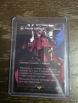 Vincent Valentine - Final Fantasy MTG - Borderless Surge Foil - Image 1