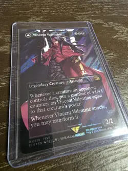 Vincent Valentine - Final Fantasy MTG - Borderless Surge Foil - Image 2
