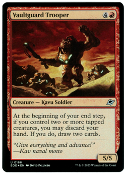 Vaultguard Trooper (Foil) - 0166 - Edge of Eternities - MTG - NM Ships Now - Image 1