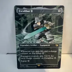 x1 Excalibur II non foil - Borderless R MTG Final Fantasy M/NM, English - Image 1