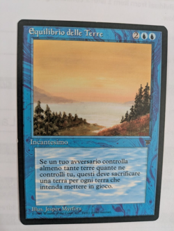 Italian Land Equilibrium Legends MTG very lightly played free shipping with trac - Image 1