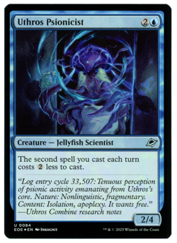 Uthros Psionicist (Foil) - 0084 - Edge of Eternities - MTG - NM Ships Now - Image 1