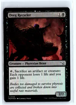 FOIL Dreg Recycler March of the Machine - MTG Magic the Gathering Card - Image 1