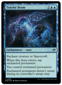 Tractor Beam (Foil) - 0082 - Edge of Eternities - MTG - NM Ships Now - Image 1