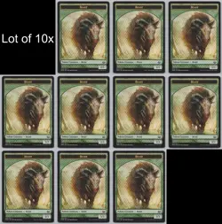 MTG (10) Beast Token - Modern Masters 2017 (MM3) 9/21 -Xa67 - Image 1