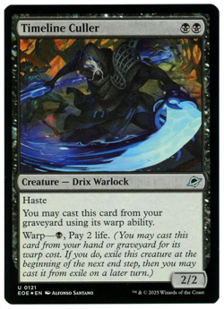 Timeline Culler (Foil) - 0121 - Edge of Eternities - MTG - NM Ships Now - Image 1