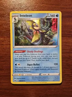 Pokemon Sword & Shield - 058/202 INTELEON, Holo Rare - Image 1