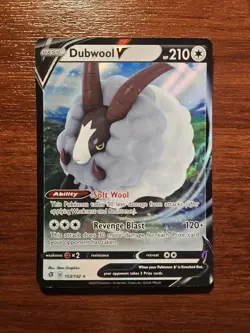 Pokemon SWSH Rebel Clash - 153/192 DUBWOOL V, Holo Full Art Ultra Rare - Image 1