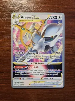 Pokemon World Championship 2022 - 123/172 ARCEUS VSTAR, Holo Full Art Ultra Rare - Image 1