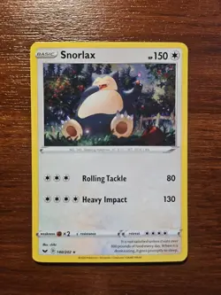 Pokemon Sword & Shield - 140/202 SNORLAX (Blister Exclusives), Cosmos Holo Rare - Image 1