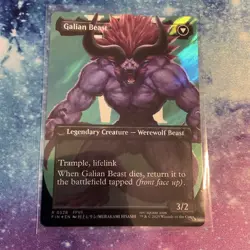 Vincent Valentine // Galian Beast (FOIL) x1 - MTG Final Fantasy FIN #528 - Image 2