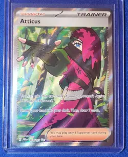 Pokemon - Atticus - Full Art Ultra Rare 133/131 - Prismatic Evolutions - 2025 - Image 1