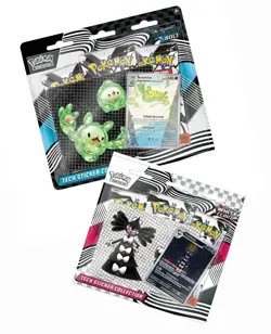 Black Bolt + White Bolt Pokemon TCG Tech Sticker Collection Blister Set - Image 1