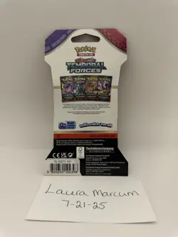 4 Pokemon Temporal Forces Sleeved Booster Pack ~NEW FACTORY SEALED~FREE SHIPPING - Image 5