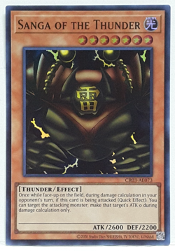 Yugioh Asian-English Sanga of the Thunder CR03-AE073 Super Rare - Image 1