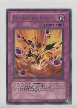 R - Chthonian Blast Unlimited YuGiOh Elemental Energy #EEN-EN050 2005 2h4 - Image 1